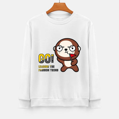 Front Patterned Long Sleeve TopPlain Chill