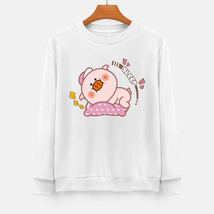 Front Patterned Long Sleeve TopSignature SoftTouch