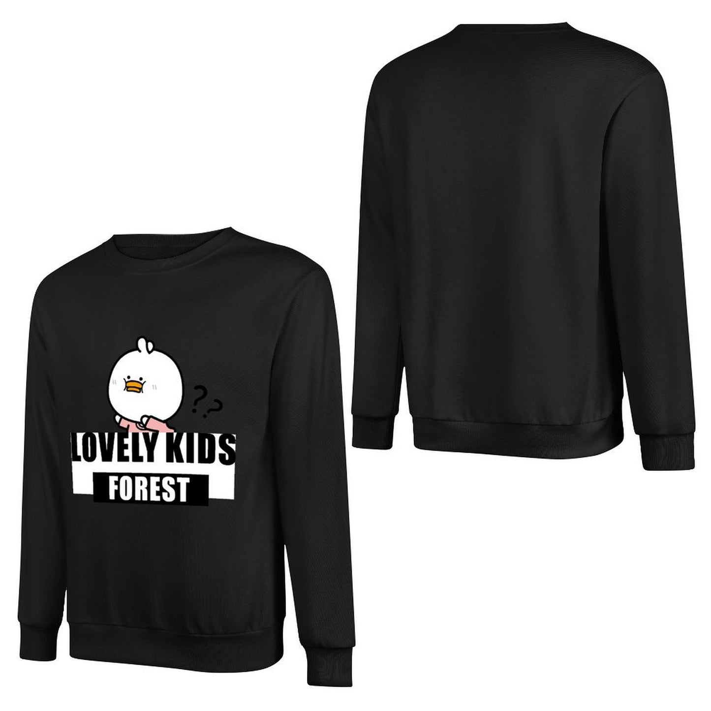 Front Patterned Long Sleeve TopMade-to-Order Printing