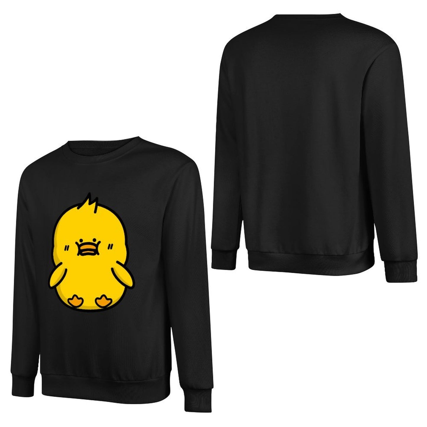 Front Patterned Long Sleeve TopStreetFit BasicSeries