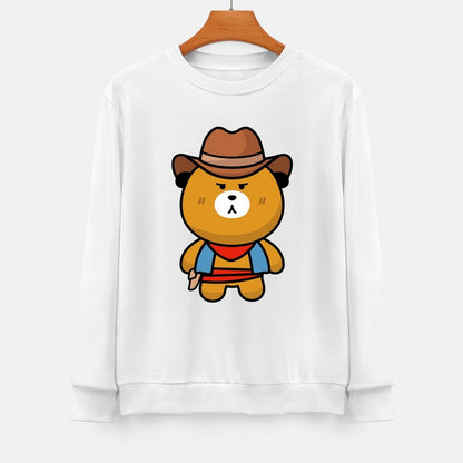 Front Patterned Long Sleeve TopClassic Fit EverydayComfort