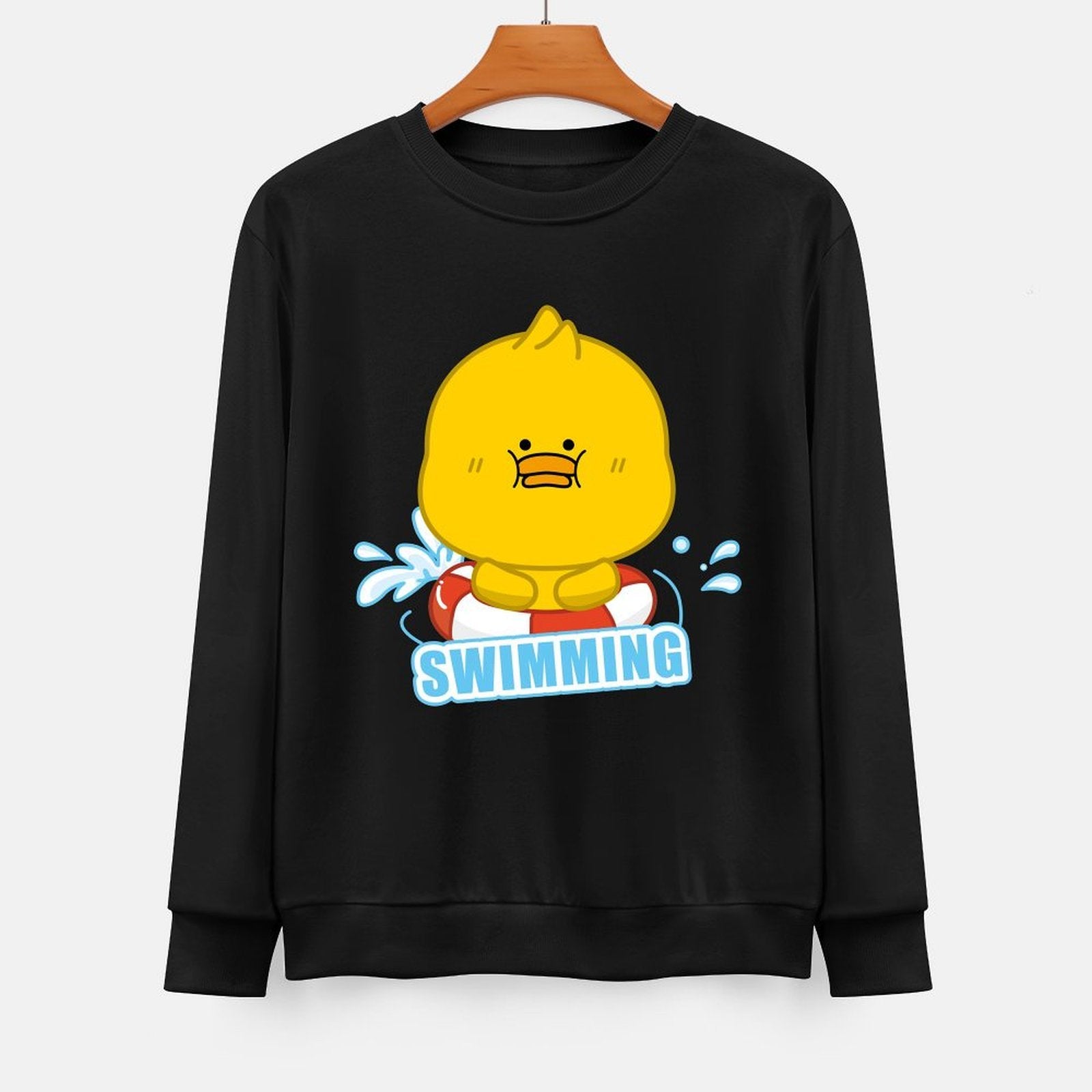  Front Patterned Long Sleeve TopPureStyle Eco-Conscious