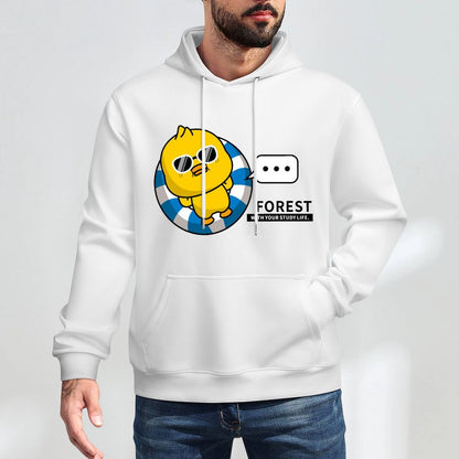 ModernFit Vibrant Colors Front Graphic Hoodies