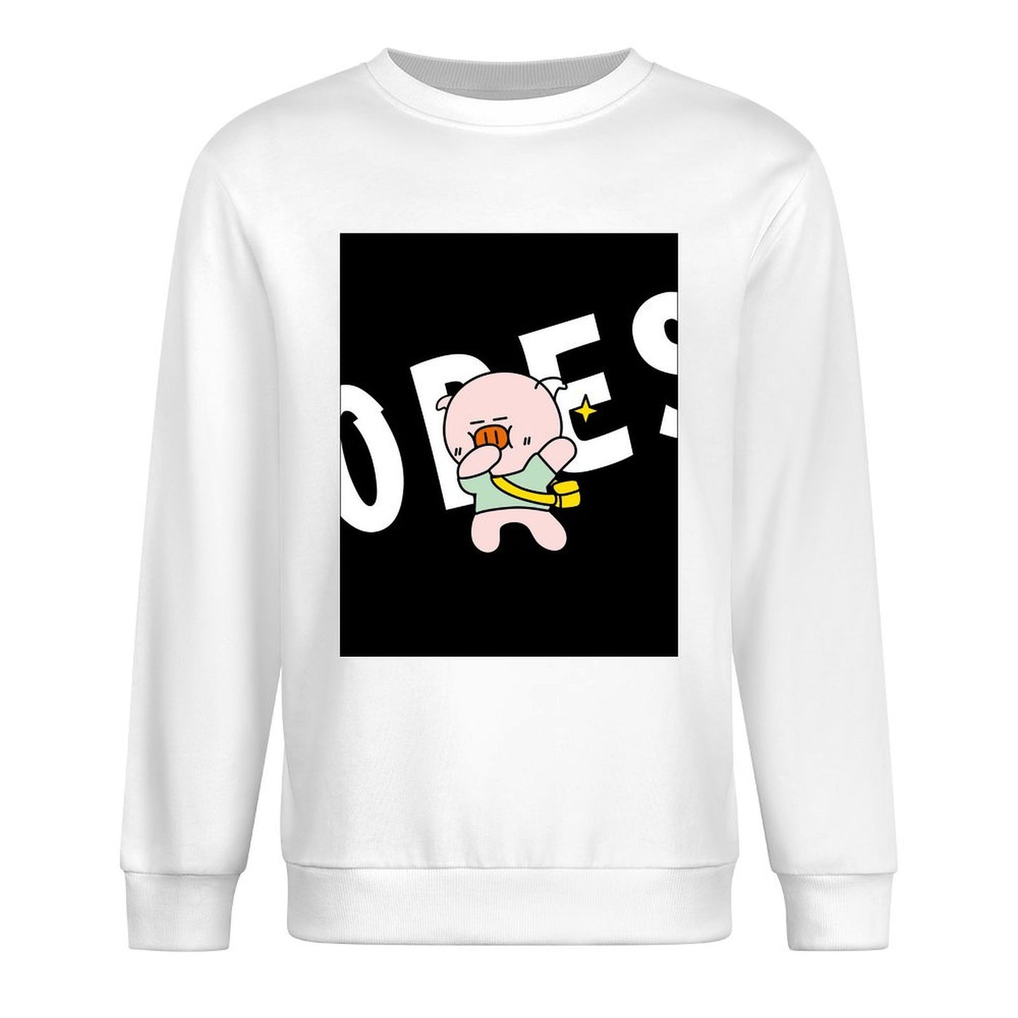 Front Patterned Long Sleeve TopNeat Printing