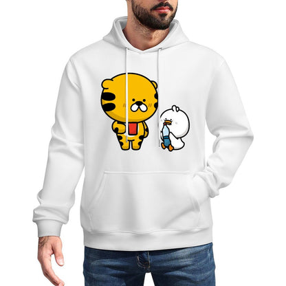 Studio Crew Neck Front Graphic Hoodies