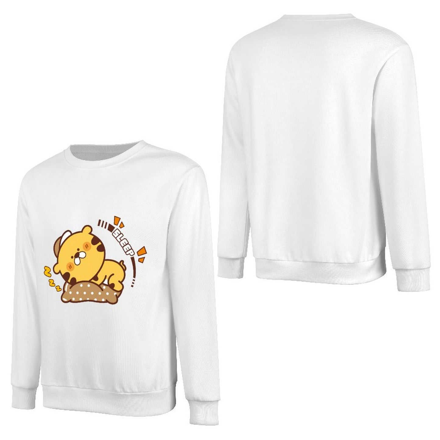 Front Patterned Long Sleeve TopComfortLine Breathable