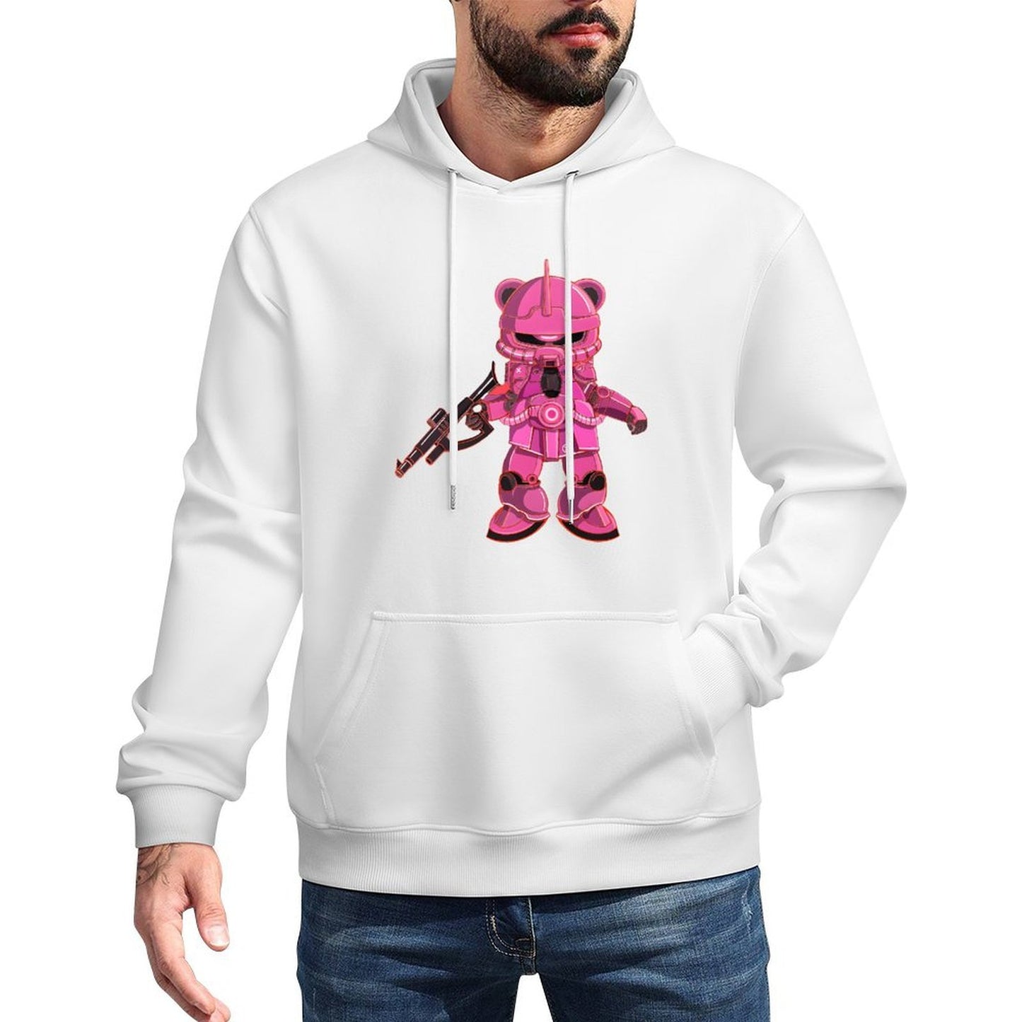 IPIB 250g Hooded Pocket Sweatshirt Front GraphicMen's Hooded  Sweatshirt6000066-3