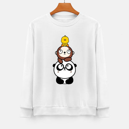 Front Patterned Long Sleeve TopEasy-Care Made-to-Order