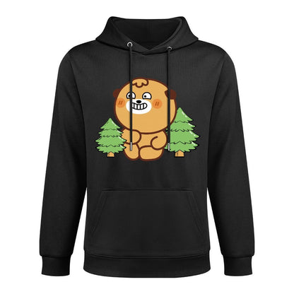 Printing Slim Fit Front Graphic Hoodies