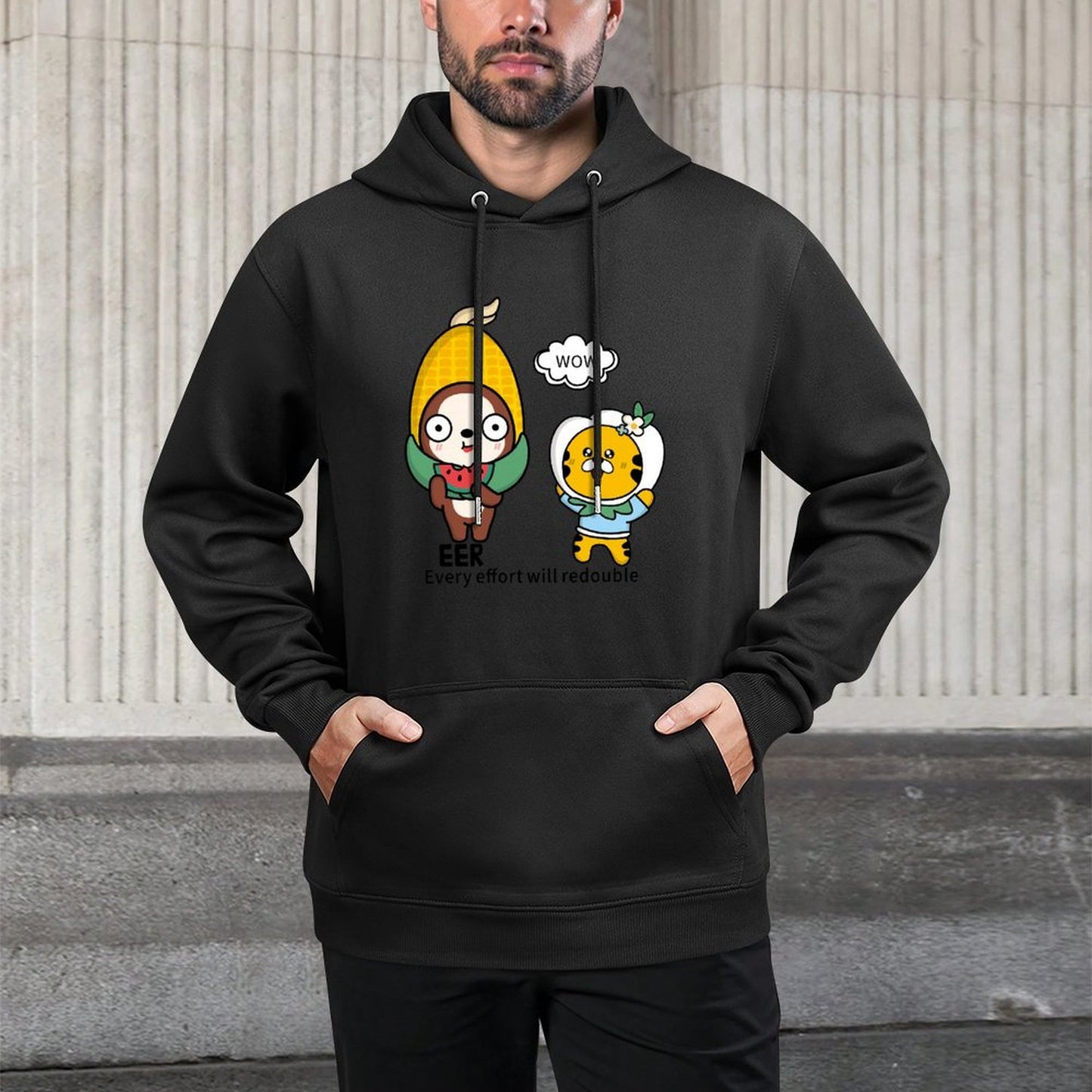 DailyFit SoftTouch Front Graphic Hoodies