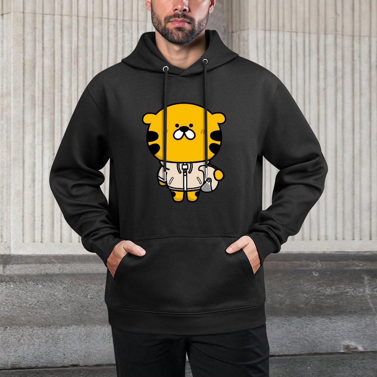 Logo-Ready Street Front Graphic Hoodies