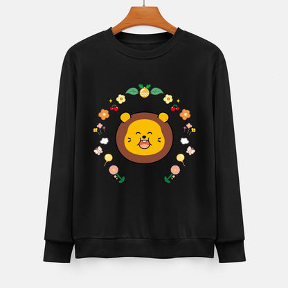  Front Patterned Long Sleeve TopSport ActiveWear