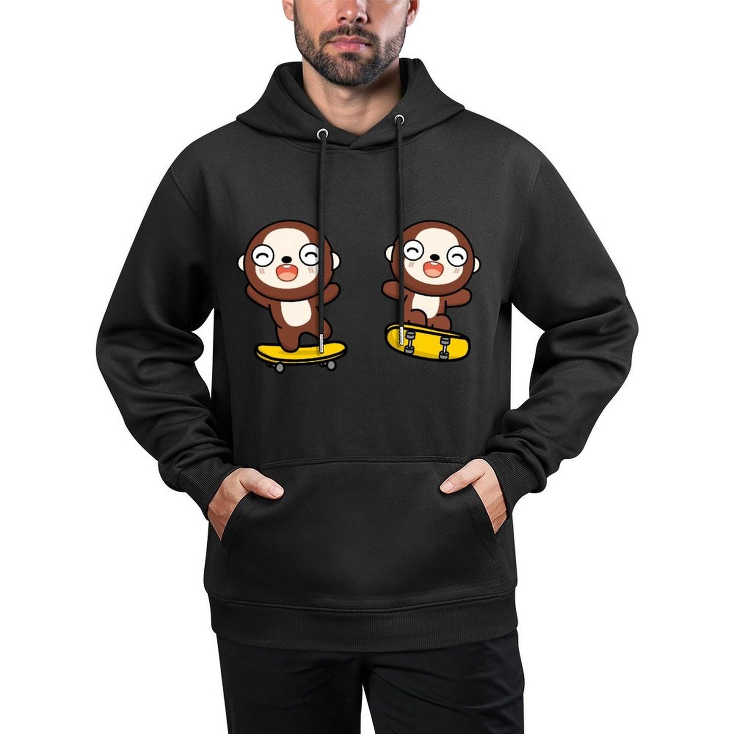 IPBR 250g Hooded Pocket Sweatshirt Front GraphicMen's Hooded  Sweatshirt4001560
