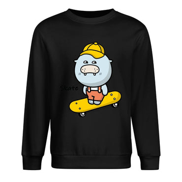 Front Patterned Long Sleeve TopRegularFit EverydaySeries