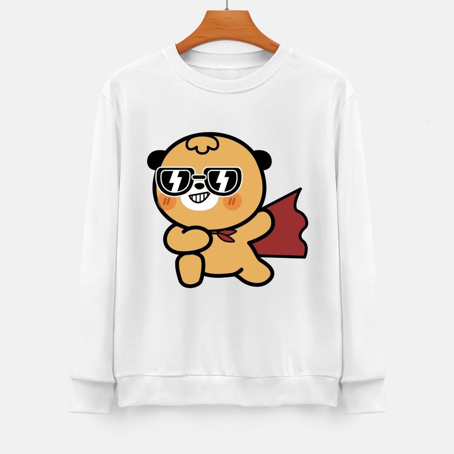 Front Patterned Long Sleeve TopPremium Finish SoftWear