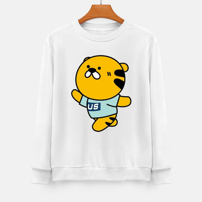 Front Patterned Long Sleeve TopComfortLine Long Lasting