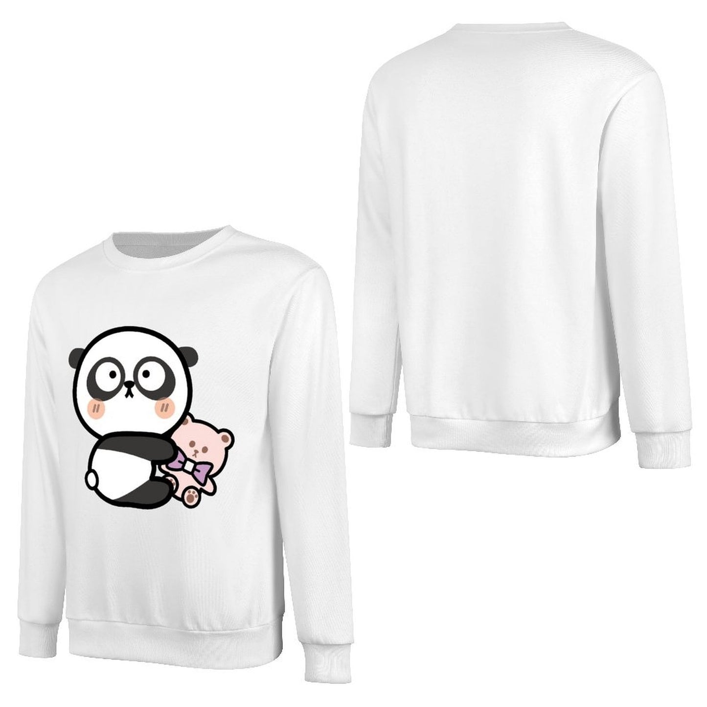 Front Patterned Long Sleeve TopSoft-Touch Heavyweight