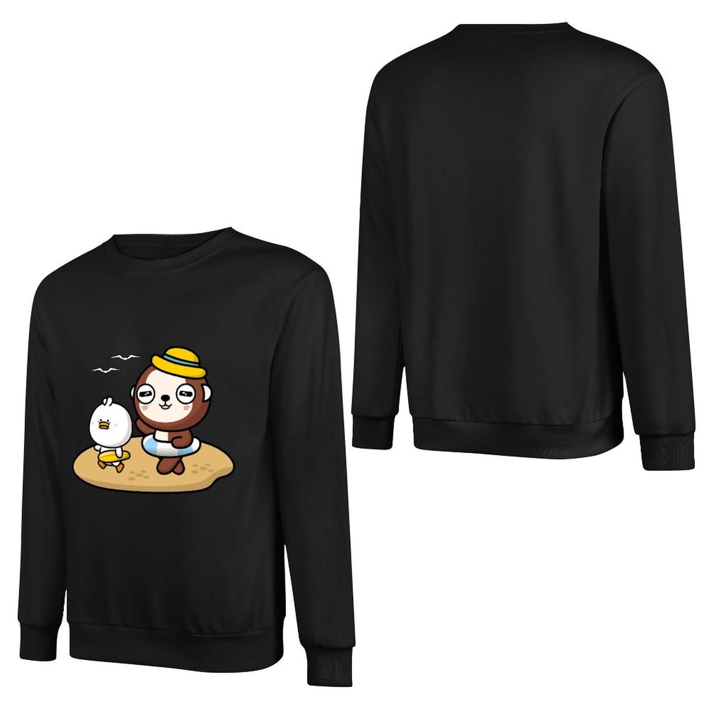 Front Patterned Long Sleeve TopSoft-Touch Timeless