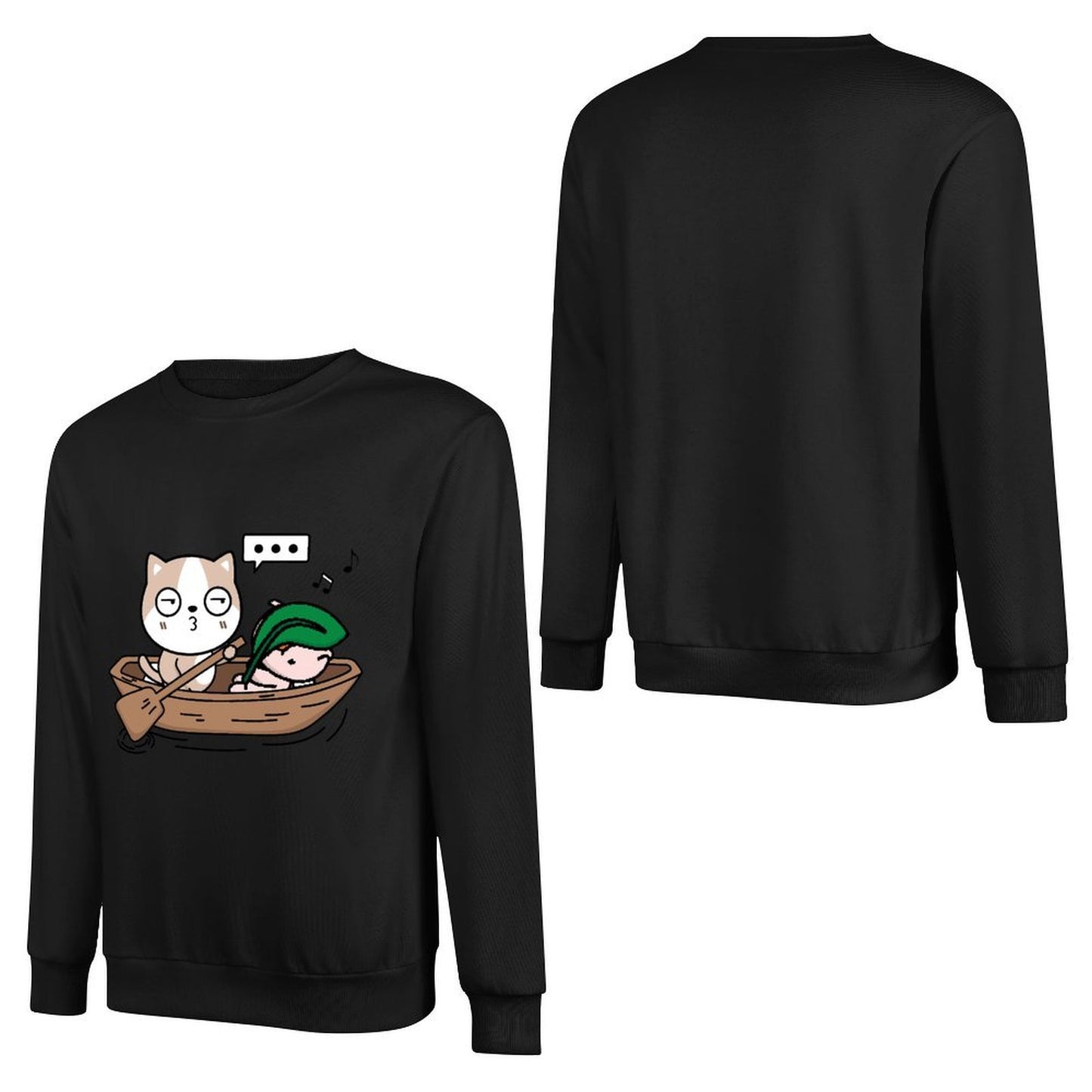 Front Patterned Long Sleeve TopTimelessComfort SoftFeel