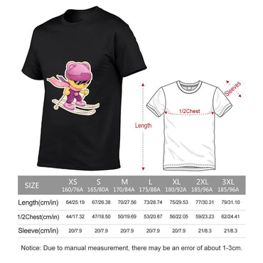 Inlex Bear T-shirtsFade-Resistant Recycled T-Shirt