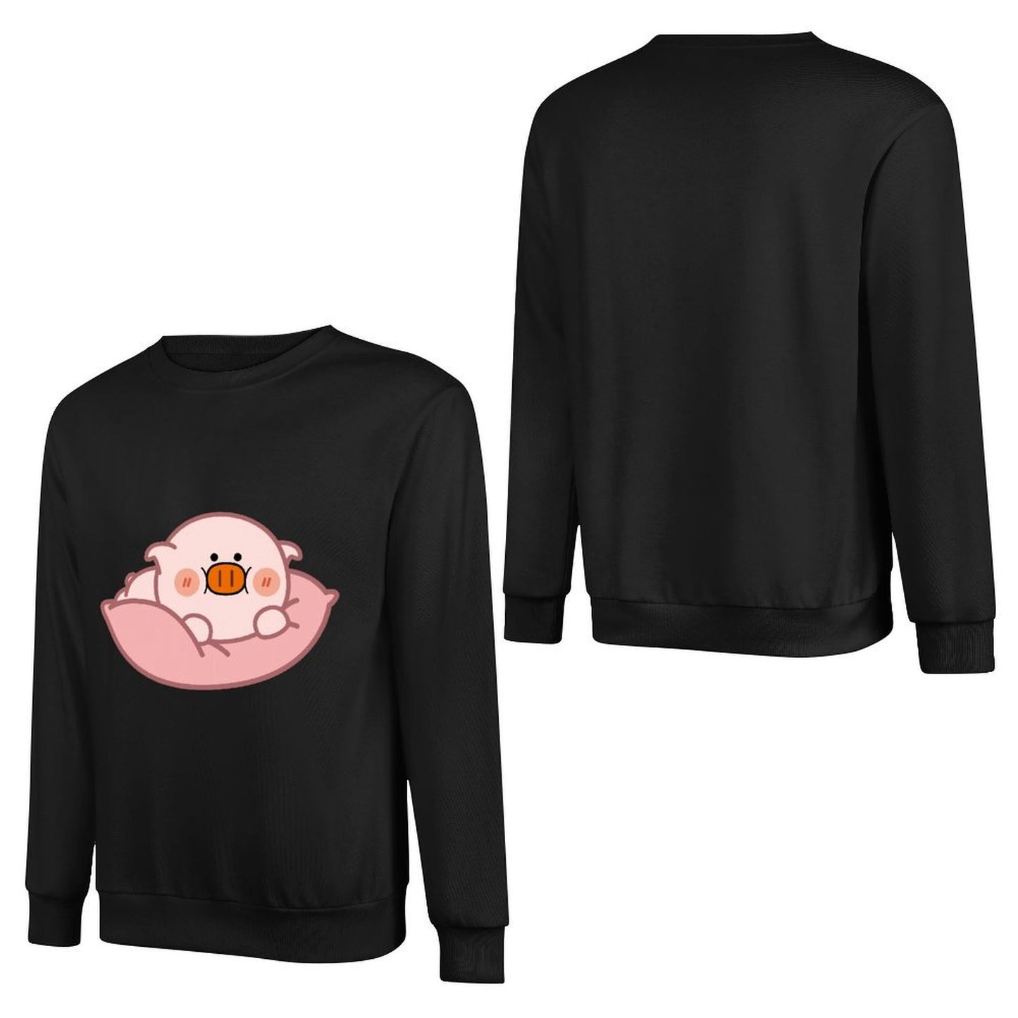 Front Patterned Long Sleeve TopRegularFit Reliable