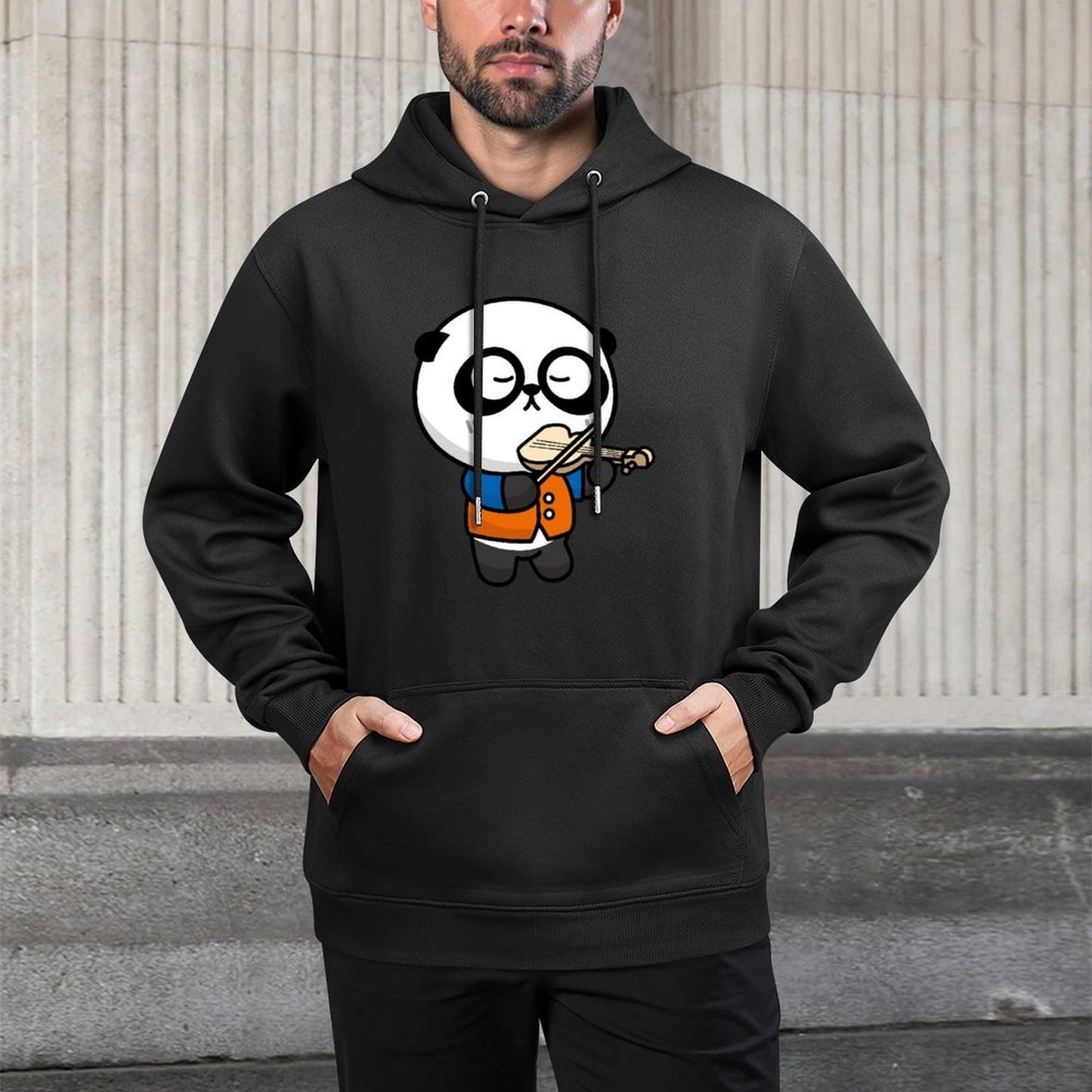 Basic SimpleFit Front Graphic Hoodies