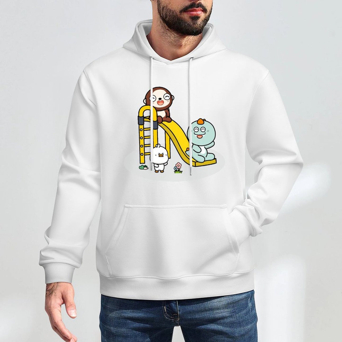 Refined Performance Front Graphic Hoodies