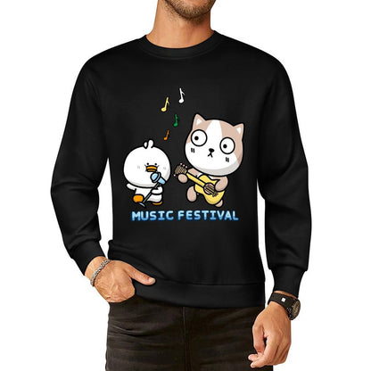 Front Patterned Long Sleeve TopSmooth Minimal