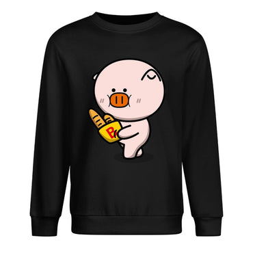 Front Patterned Long Sleeve Top Modern