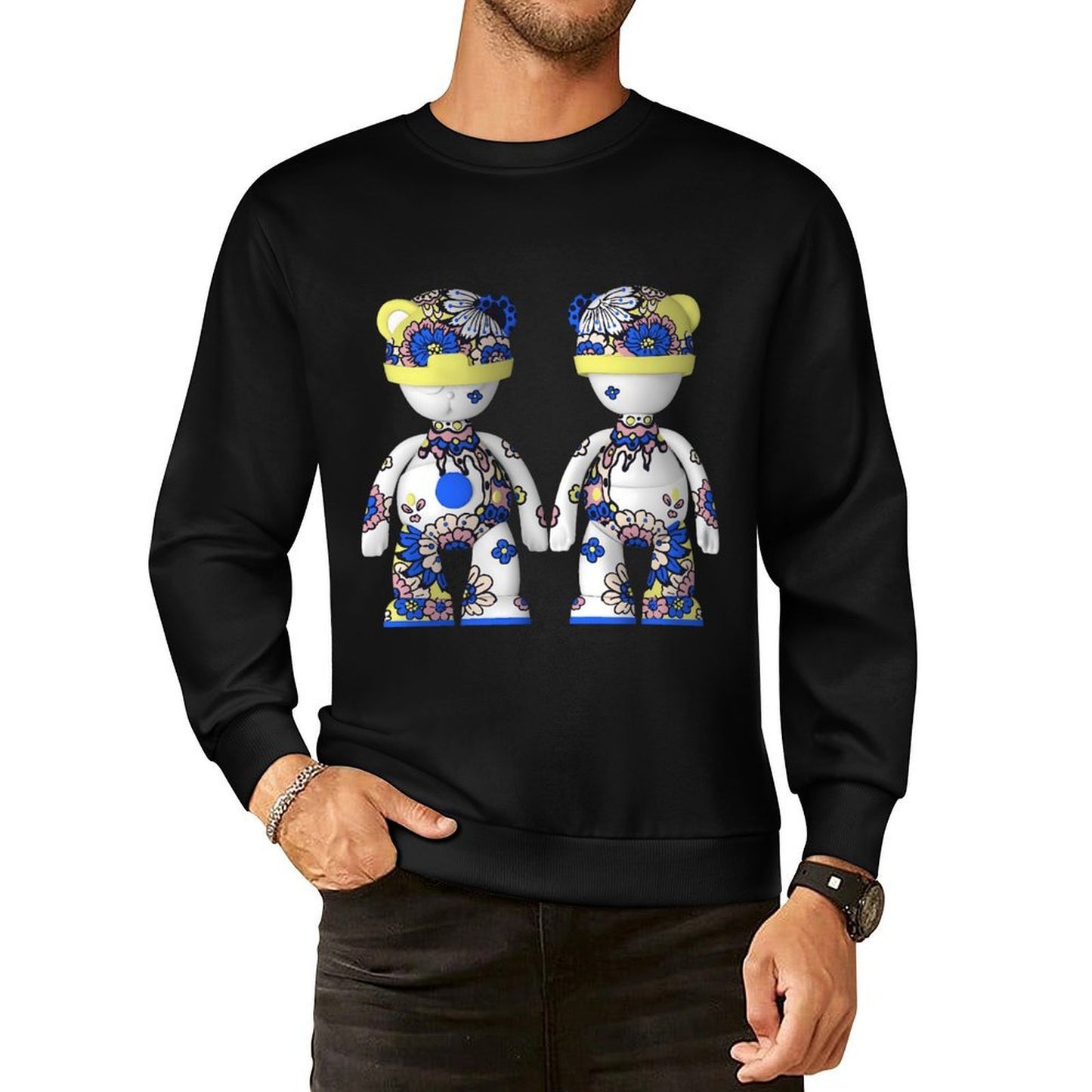 IPIB 250g Crew Neck Long Sleeve Sweatshirt Front GraphicCrew Neck Long Sleeve Sweatshirt6000089-4
