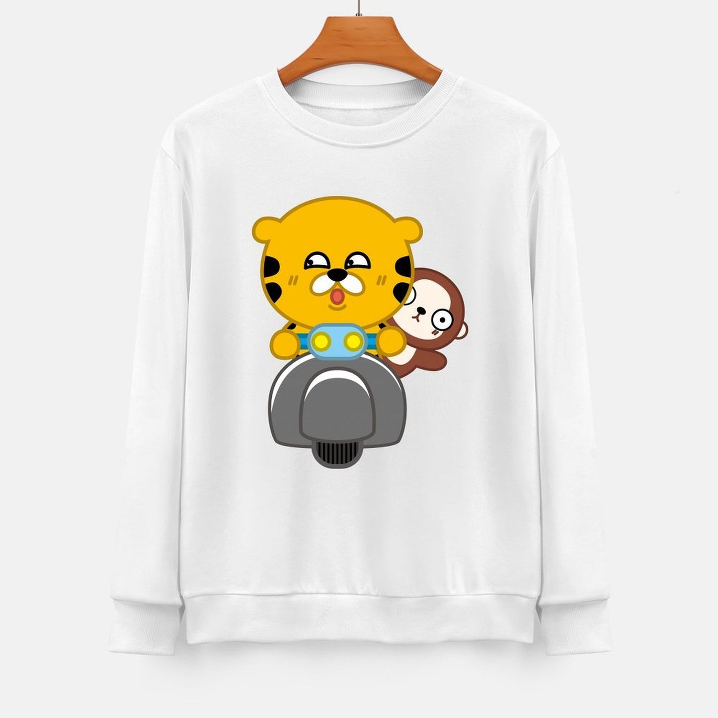 Front Patterned Long Sleeve TopEasyWear Heritage