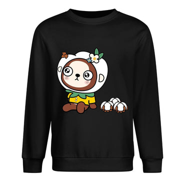 Front Patterned Long Sleeve TopModern Simple