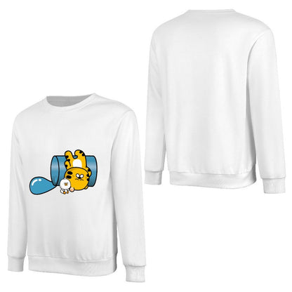 Front Patterned Long Sleeve TopLong Lasting ComfortSeries