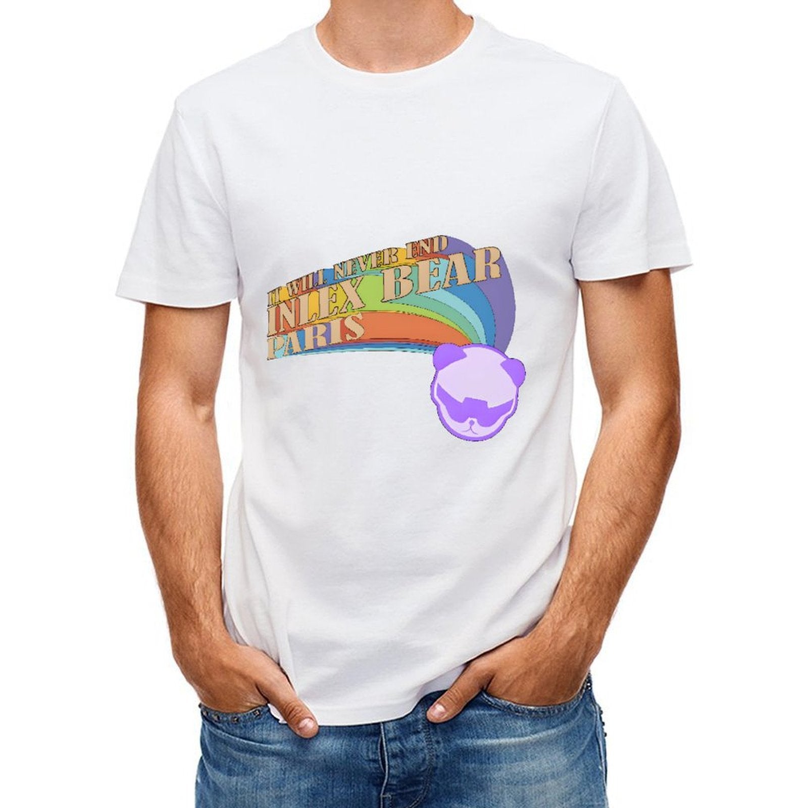 Inlex Bear T-shirtsHeat-Transfer TimelessComfort T-Shirt