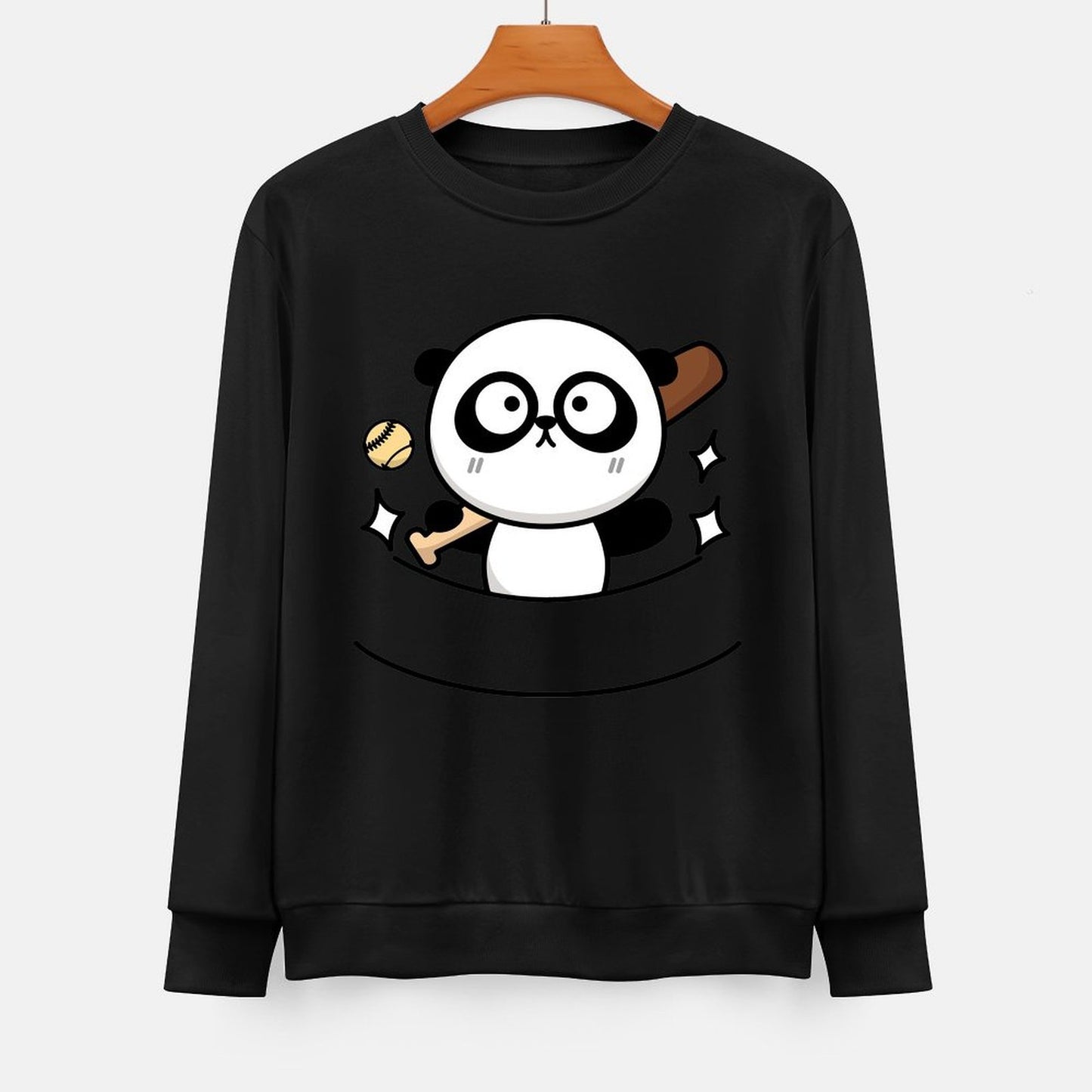 Front Patterned Long Sleeve TopSharp Unisex