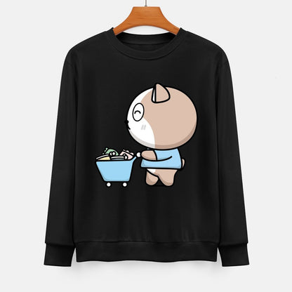 IPBR 250g Crew Neck Long Sleeve Sweatshirt Front GraphicCrew Neck Long Sleeve Sweatshirt4000104