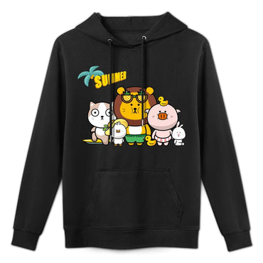 Sleek Fresh Front Graphic Hoodies