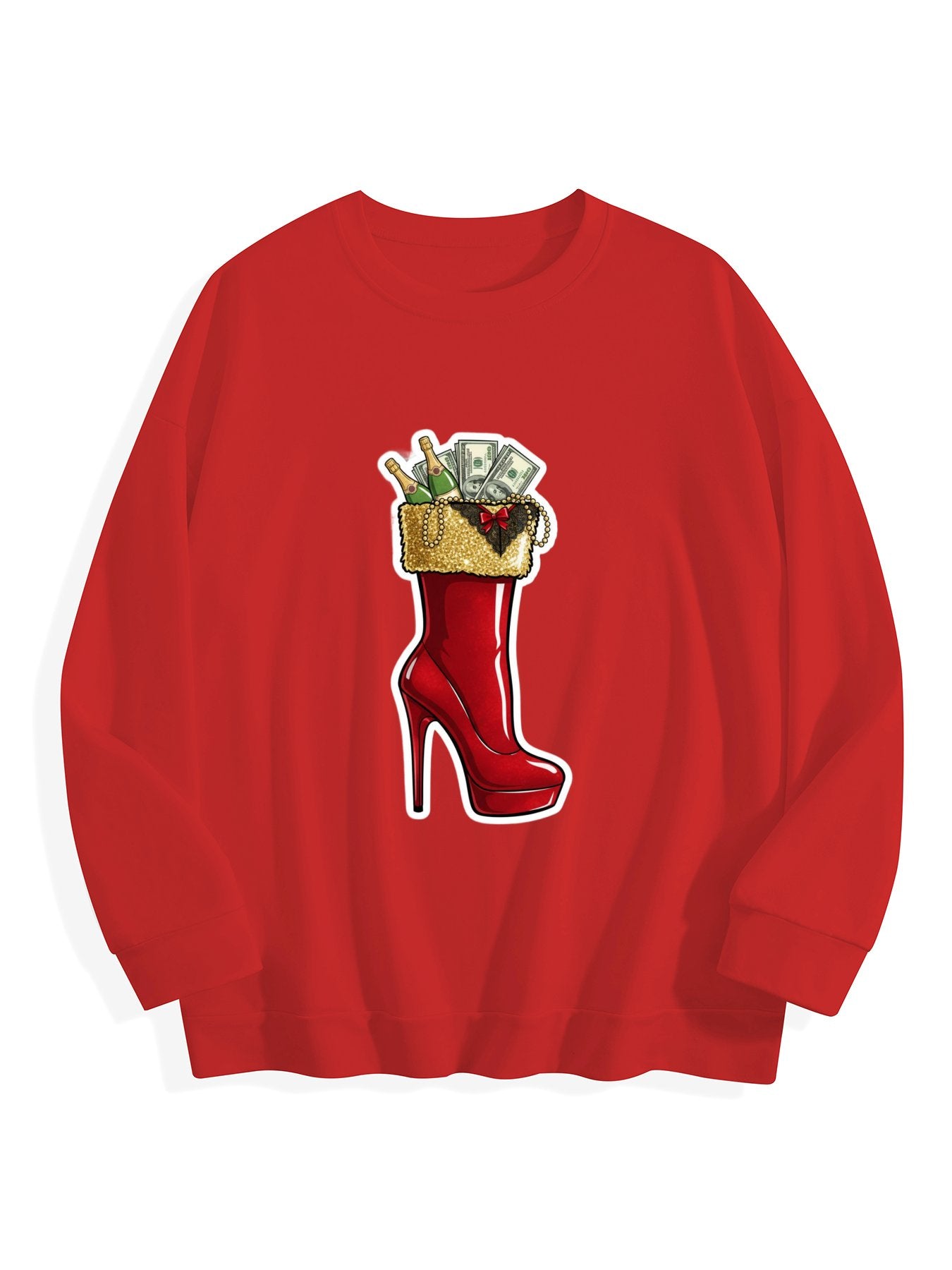 Customized Christmas-themed hoodies Gauguin shoes