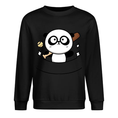 Front Patterned Long Sleeve TopSharp Unisex