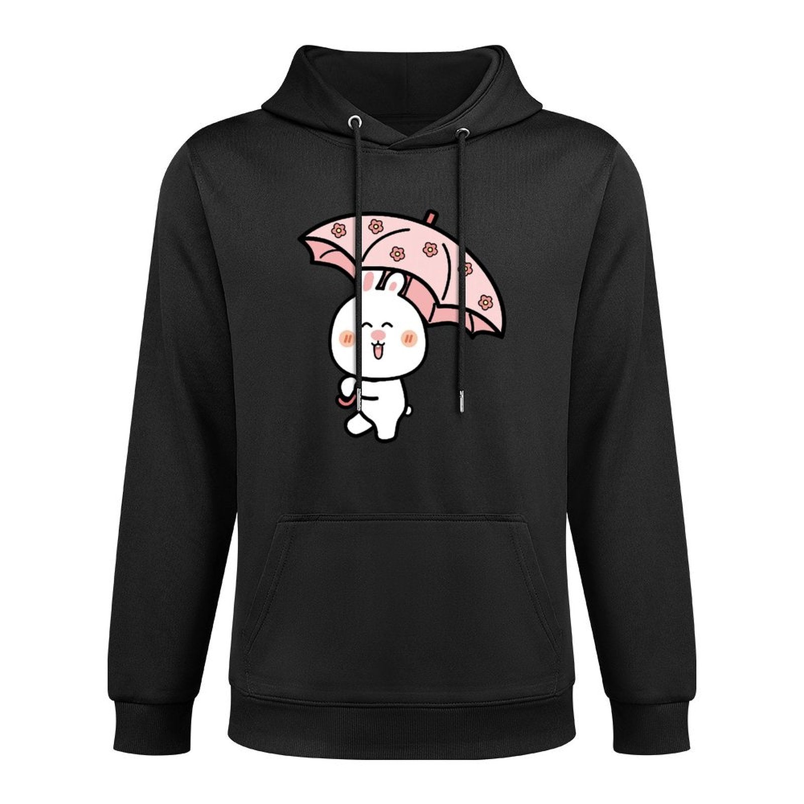 Double-Stitched Batch-Printed Front Graphic Hoodies