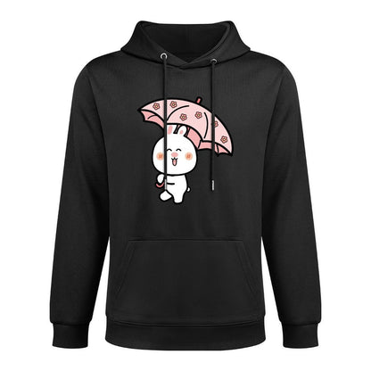 Double-Stitched Batch-Printed Front Graphic Hoodies