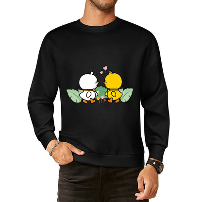 Front Patterned Long Sleeve TopLogo-Ready Midweight