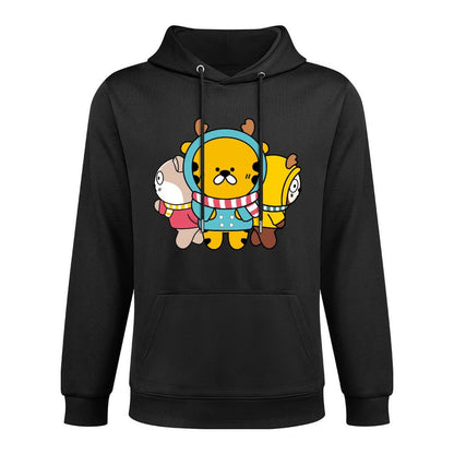Outdoor Shrink-Resistant Front Graphic Hoodies