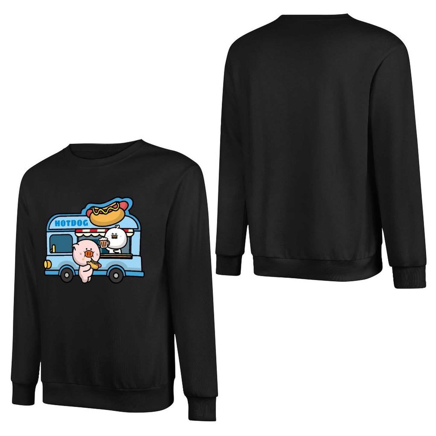 IPBR 250g Crew Neck Long Sleeve Sweatshirt Front GraphicCrew Neck Long Sleeve Sweatshirt4000048