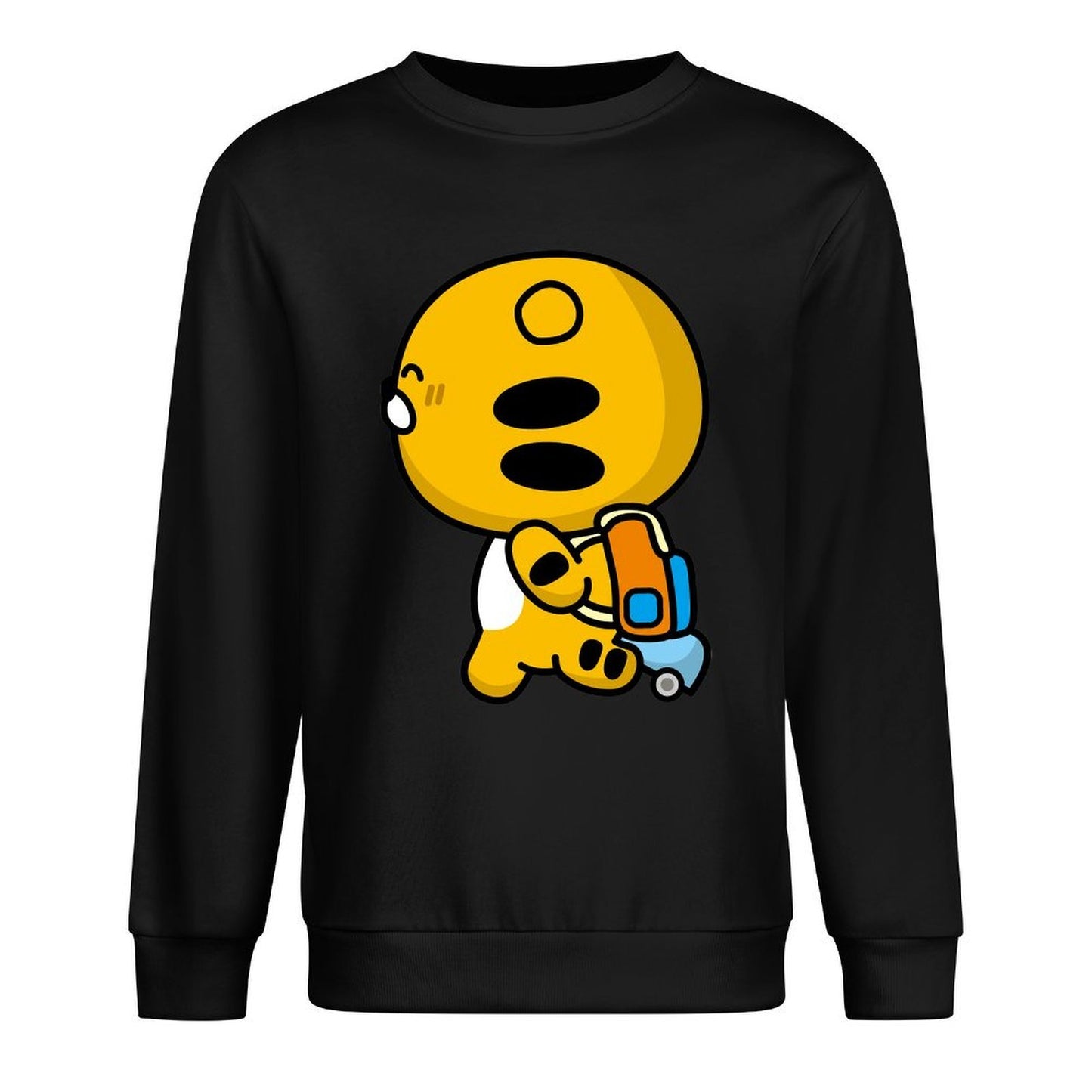 Front Patterned Long Sleeve TopIndoor Recycled