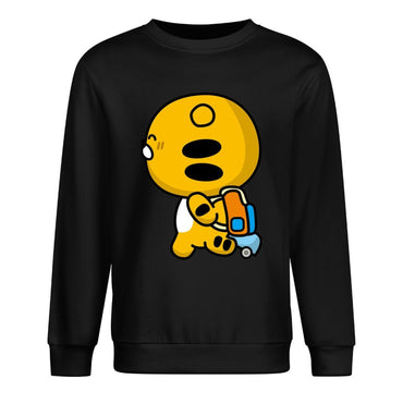 Front Patterned Long Sleeve TopIndoor Recycled