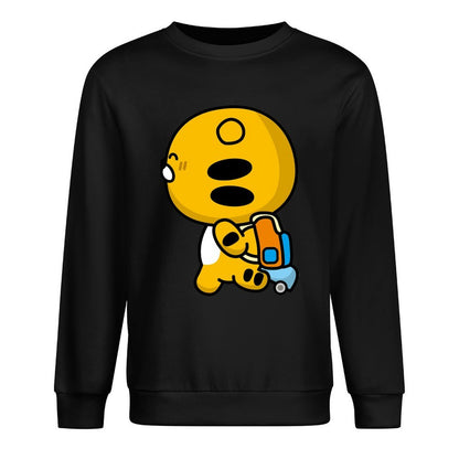 Front Patterned Long Sleeve TopIndoor Recycled