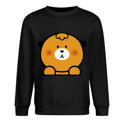 Front Patterned Long Sleeve TopTimelessComfort Neat