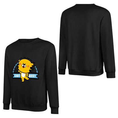 Front Patterned Long Sleeve TopPocket Tee Cotton