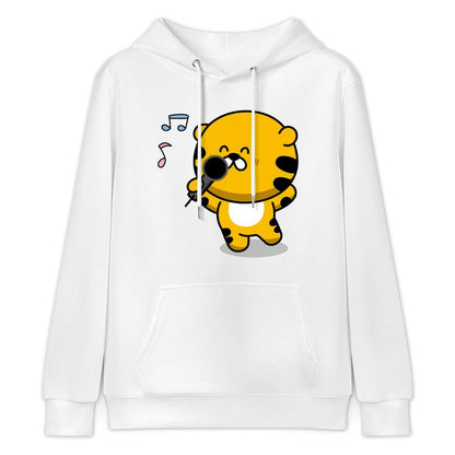 Regular Pure Front Graphic Hoodies